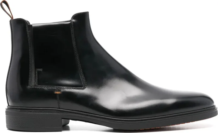 leather Chelsea boots