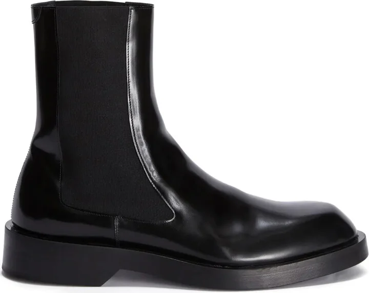 leather Chelsea boots