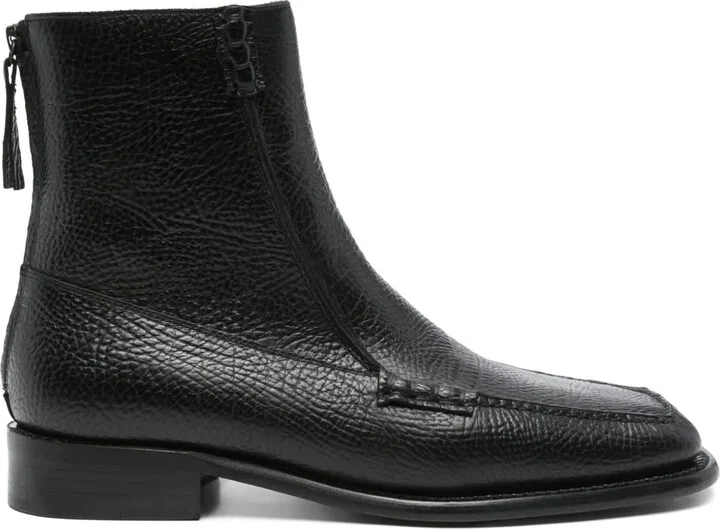 leather Chelsea boots