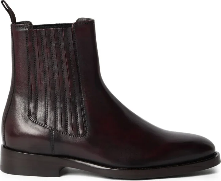 leather Chelsea boots