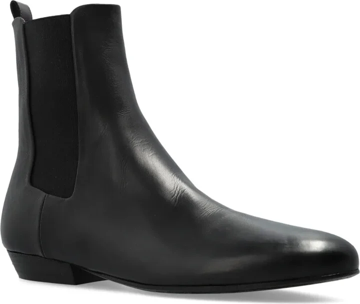 leather Chelsea boots