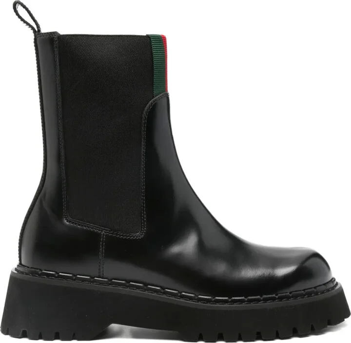 leather Chelsea boots