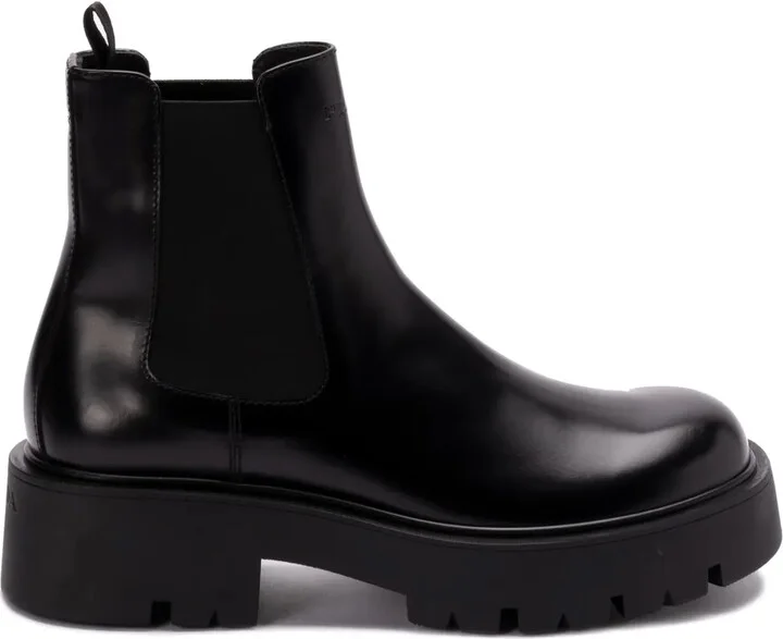 leather Chelsea boots
