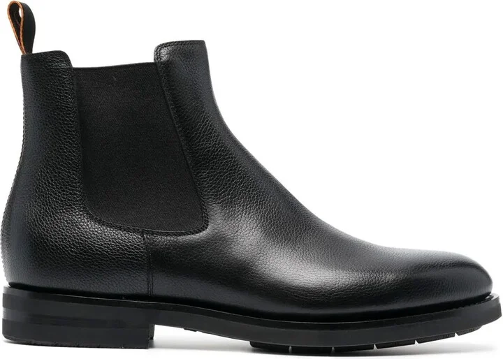 leather Chelsea boots