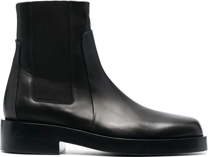 leather Chelsea boots