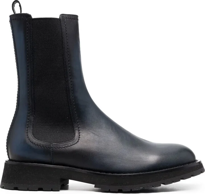 leather Chelsea boots