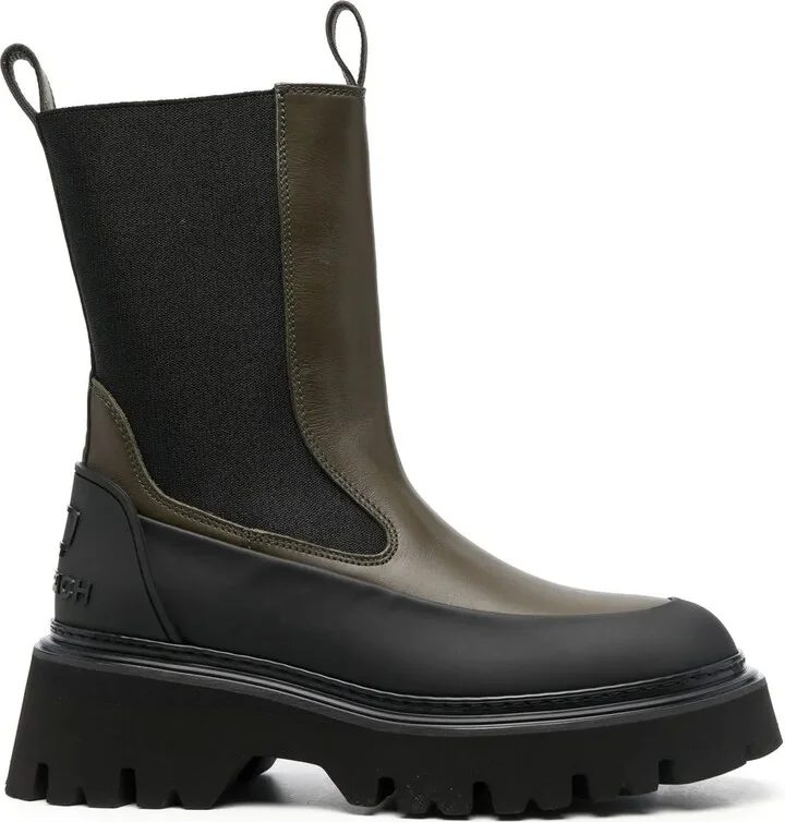 leather Chelsea boots