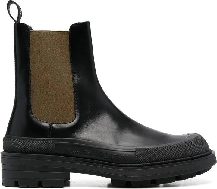 leather Chelsea boots