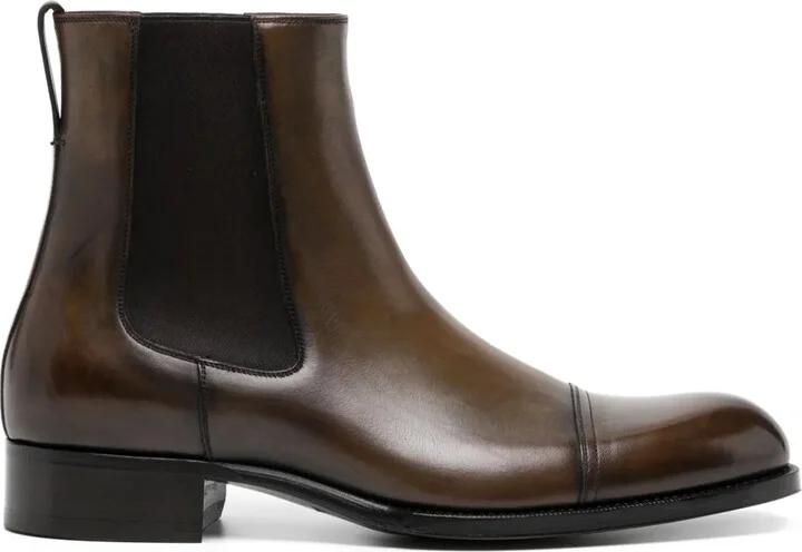 leather Chelsea boots