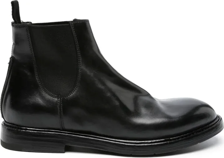 leather Chelsea boots