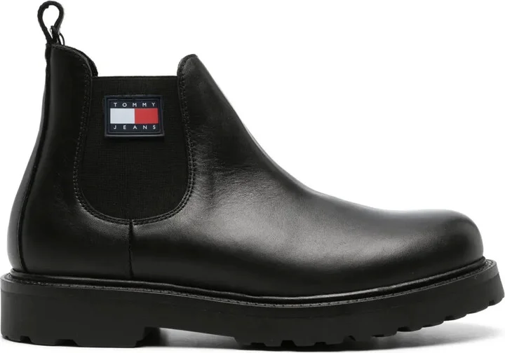 leather Chelsea boots