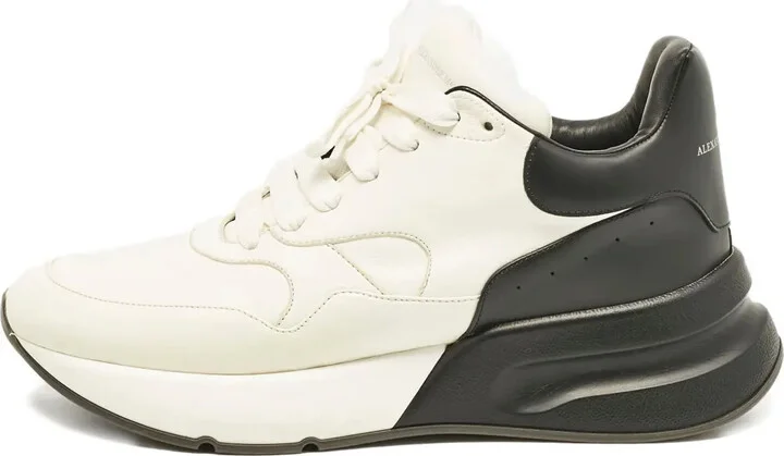 Leather Chunky Sole Sneakers