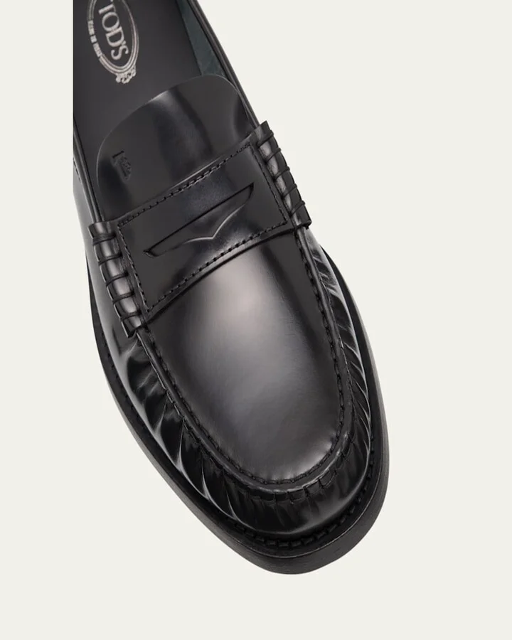 Leather Classic Penny Loafers - Image 2