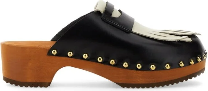 Leather Clogs