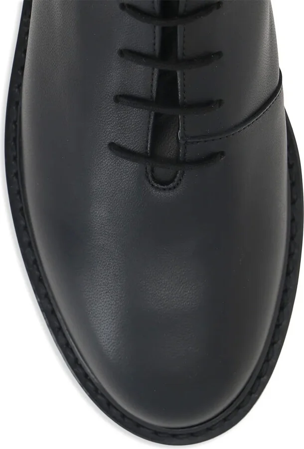 Leather Combat Boots - Image 4