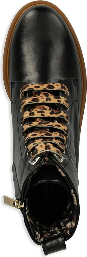 Leather Combat Boots - Image 4