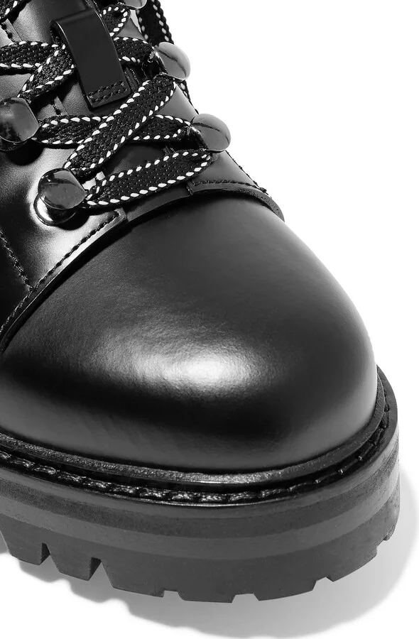 Leather combat boots - Image 5