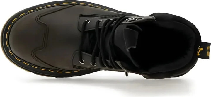 Leather Combat Boots - Image 4