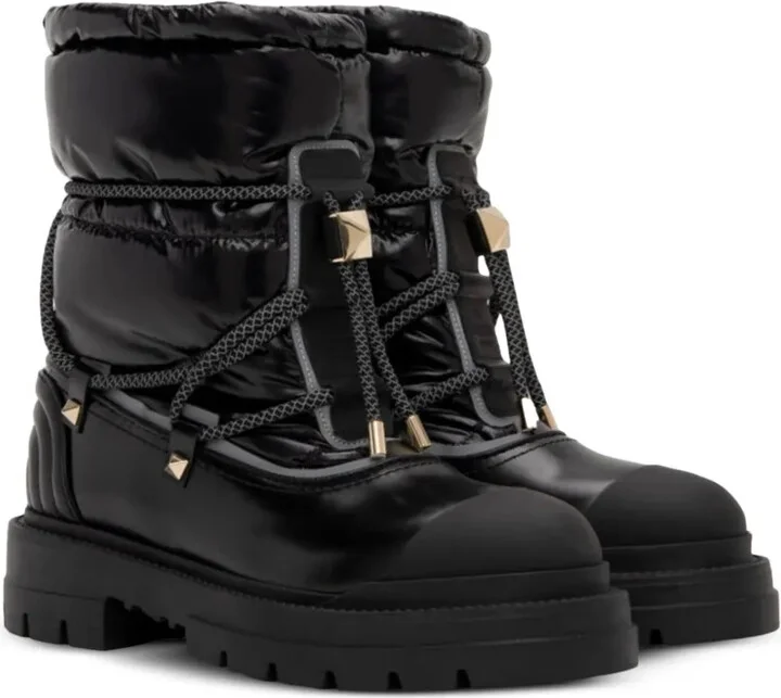 Leather Combat Boots - Image 2