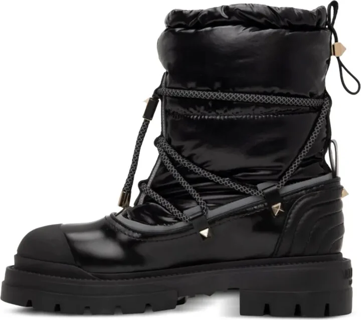 Leather Combat Boots - Image 4