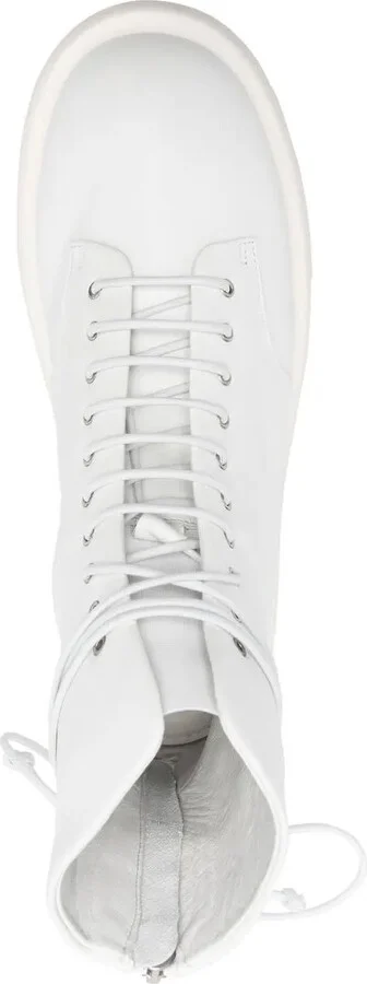 Leather Combat Boots - Image 4