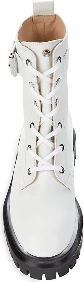 Leather Combat Boots - Image 5