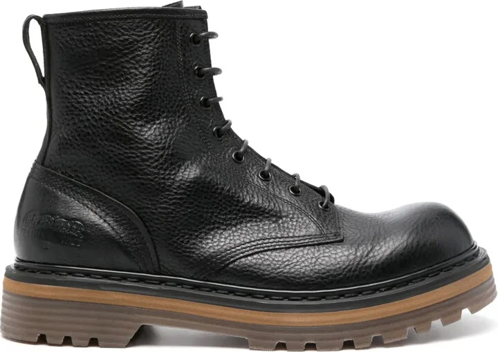 Leather Combat Boots