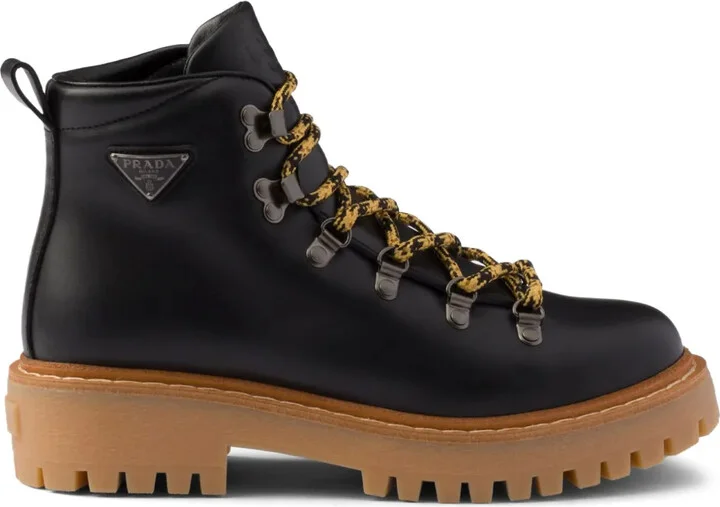 Leather Combat Boots