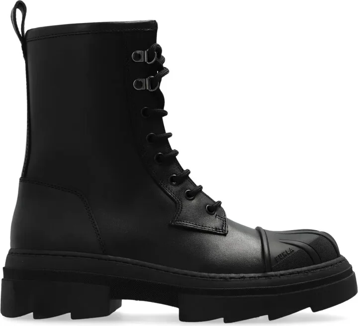 Leather Combat Boots