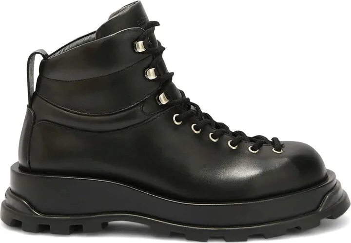 Leather Combat Boots