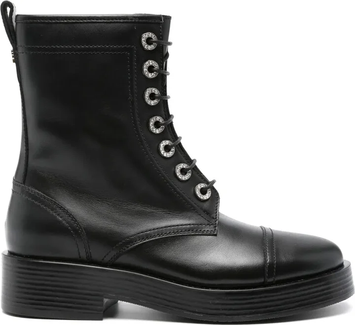 Leather Combat Boots