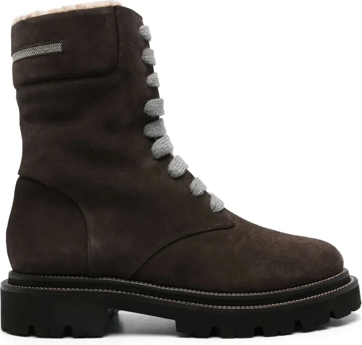 Leather Combat Boots