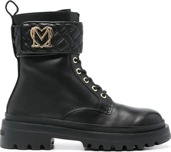 Leather Combat Boots