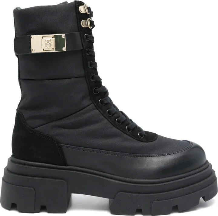 Leather Combat Boots