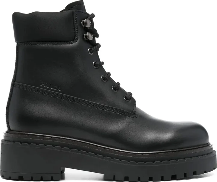 Leather Combat Boots