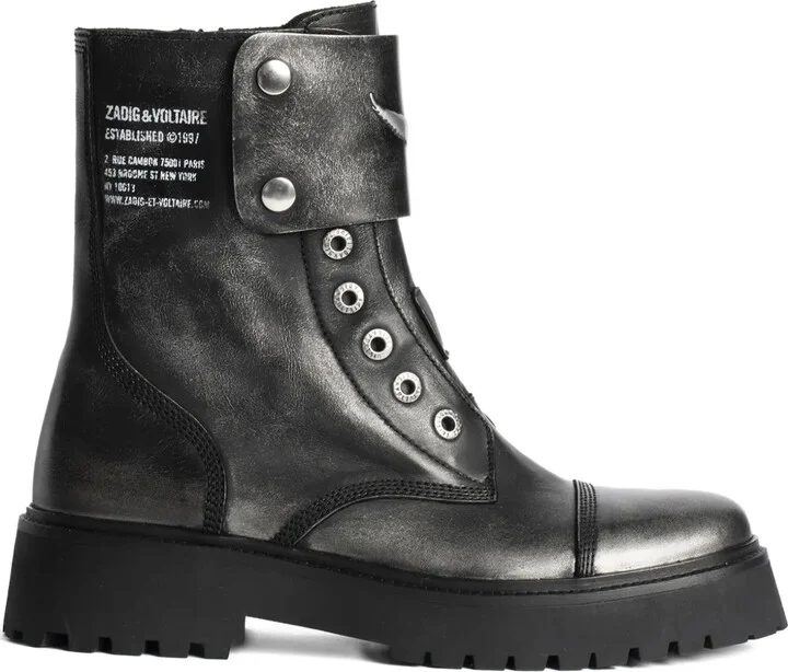 Leather Combat Boots
