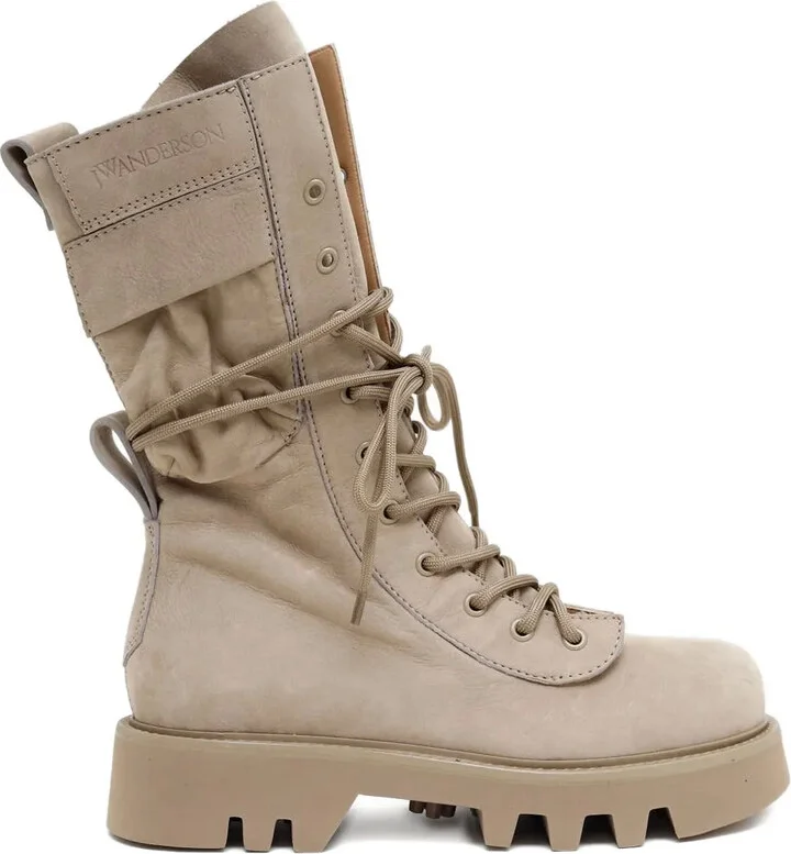 Leather Combat Boots