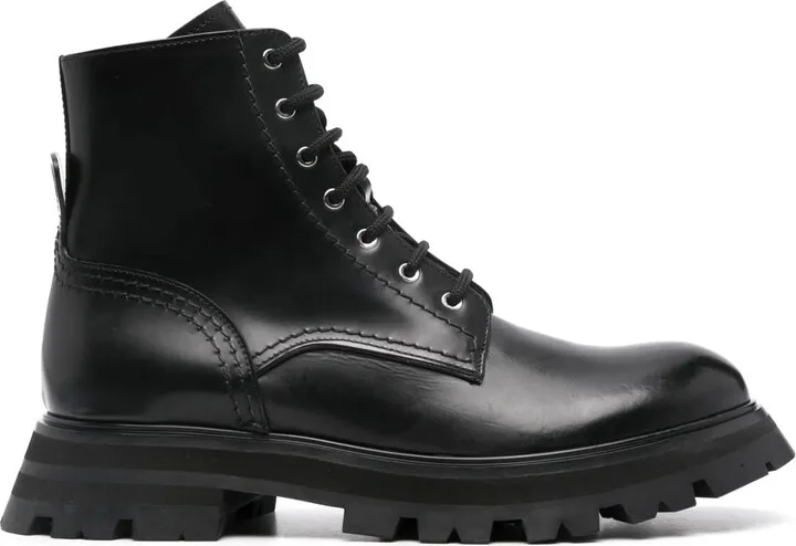 Leather Combat Boots