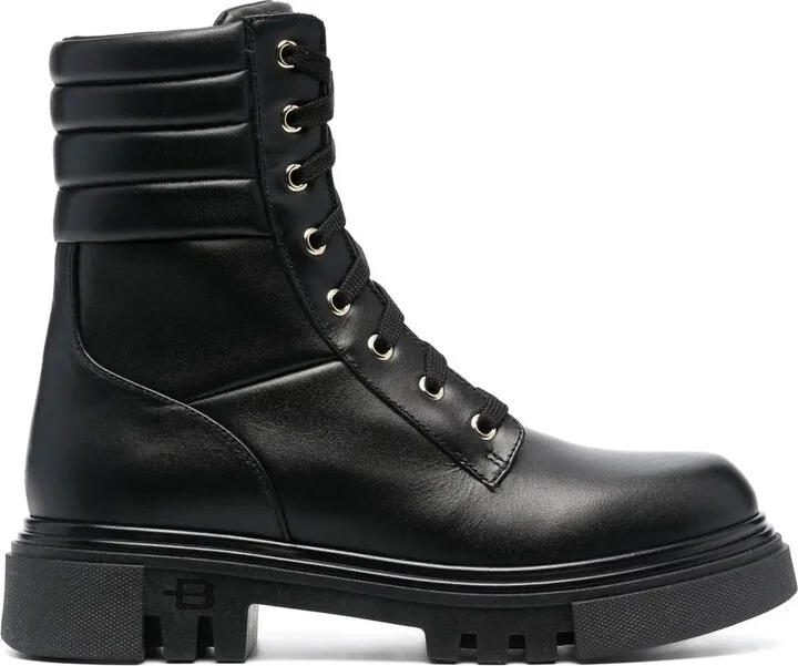 Leather Combat Boots