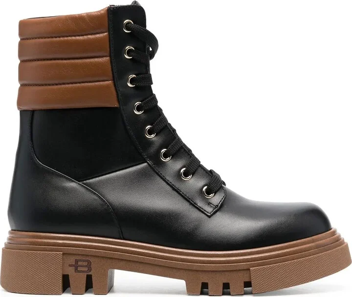 Leather Combat Boots