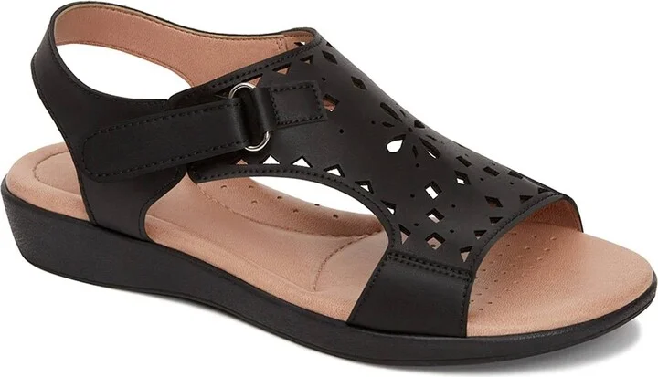 Leather Comfort laser Pattern Sandals