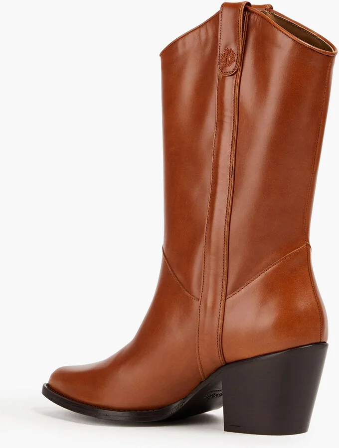 Leather cowboy boots - Image 4