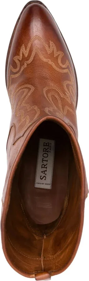 Leather Cowboy Boots - Image 4