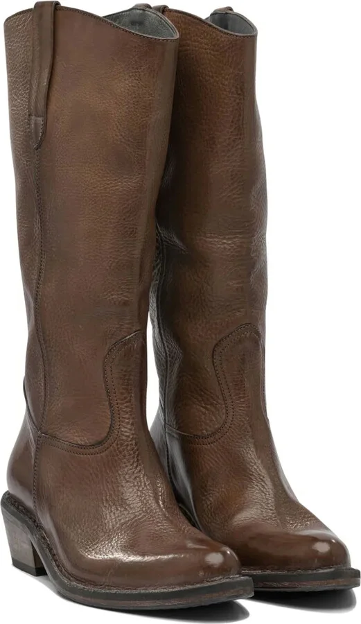 Leather Cowboy Boots - Image 2
