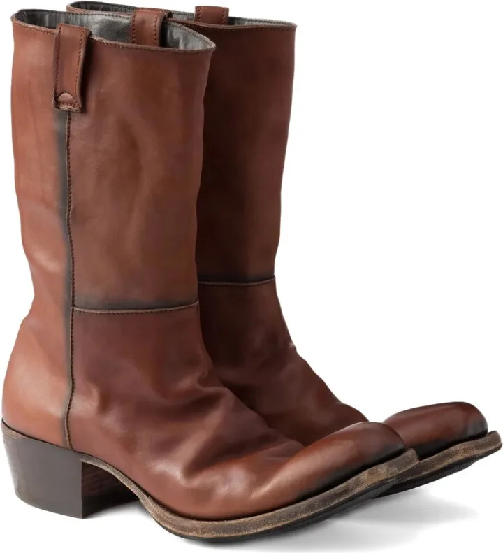 Leather Cowboy Boots - Image 2