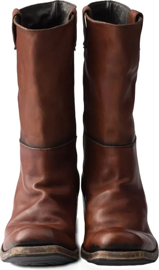 Leather Cowboy Boots - Image 3