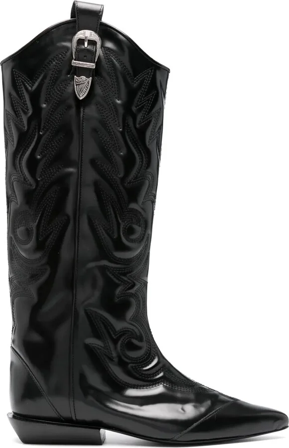 Leather Cowboy Boots