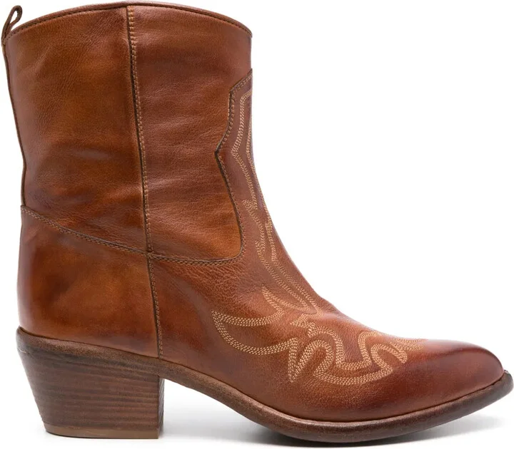 Leather Cowboy Boots