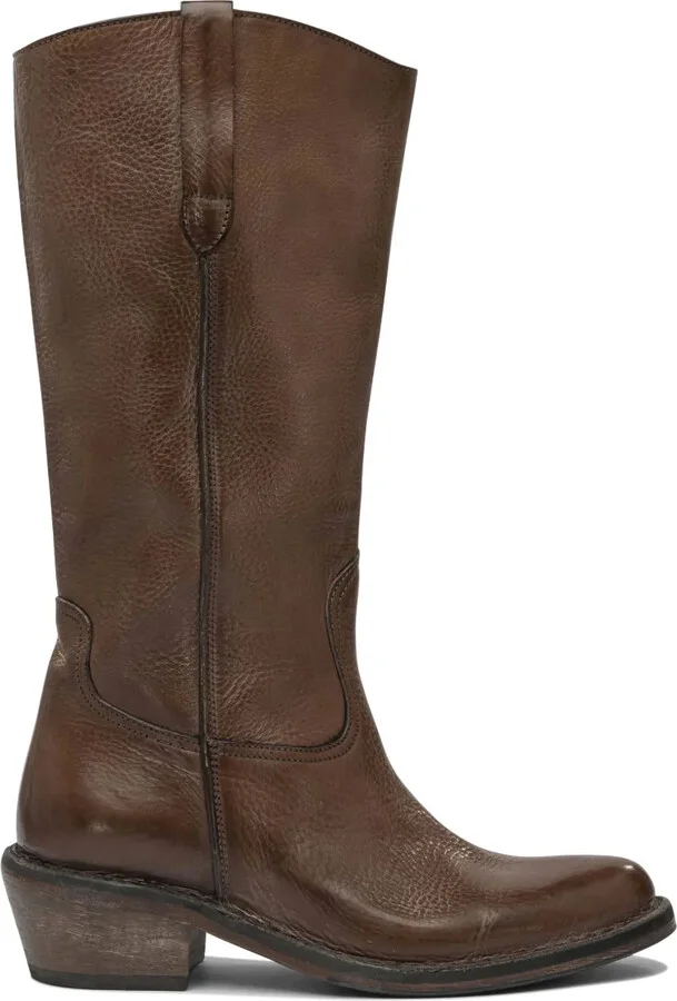 Leather Cowboy Boots