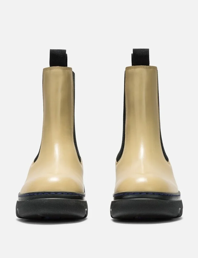 Leather Creeper Chelsea Boots - Image 2